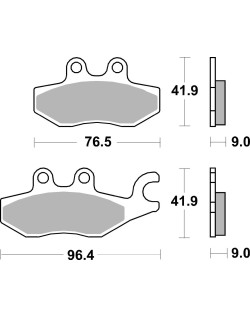 BRAKE PAD SINT SCOOT
