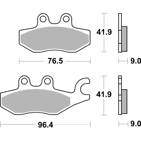 BRAKE PAD SINT SCOOT