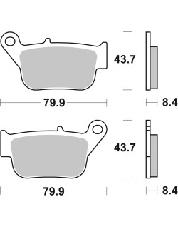BRAKE PAD SINT SCOOT