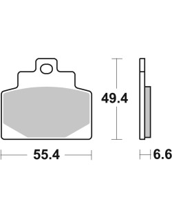 BRAKE PAD SINT SCOOT