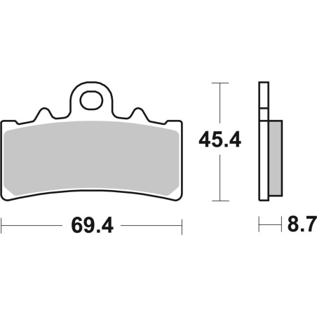 BRAKE PAD SINT SCOOT