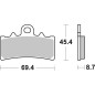 BRAKE PAD SINT SCOOT