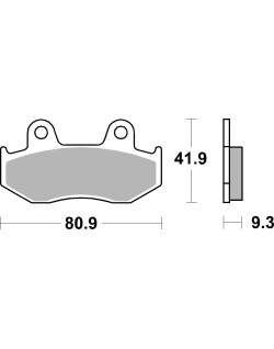 BRAKE PAD SINT SCOOT