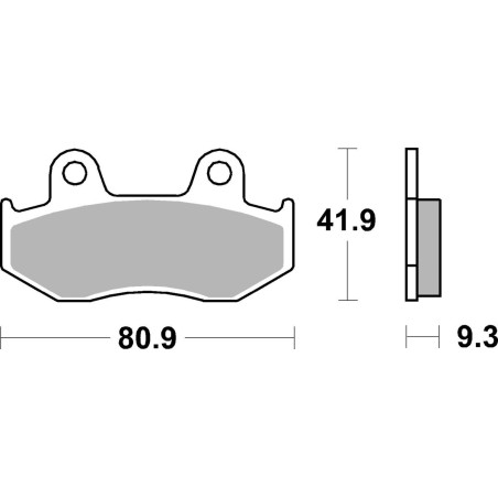 BRAKE PAD SINT SCOOT