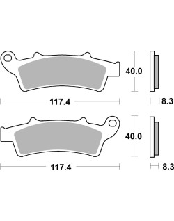 BRAKE PAD SINT SCOOT