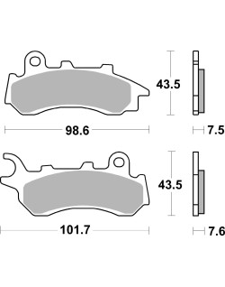 BRAKE PAD SINT SCOOT