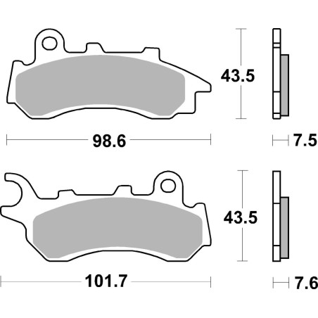 BRAKE PAD SINT SCOOT