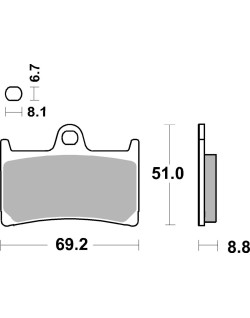 BRAKE PAD SINT SCOOT