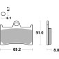 BRAKE PAD SINT SCOOT
