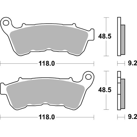 BRAKE PAD CAR/CER