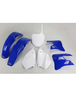 Kit plastique UFO couleur origine bleu/blanc Yamaha YZ125/250