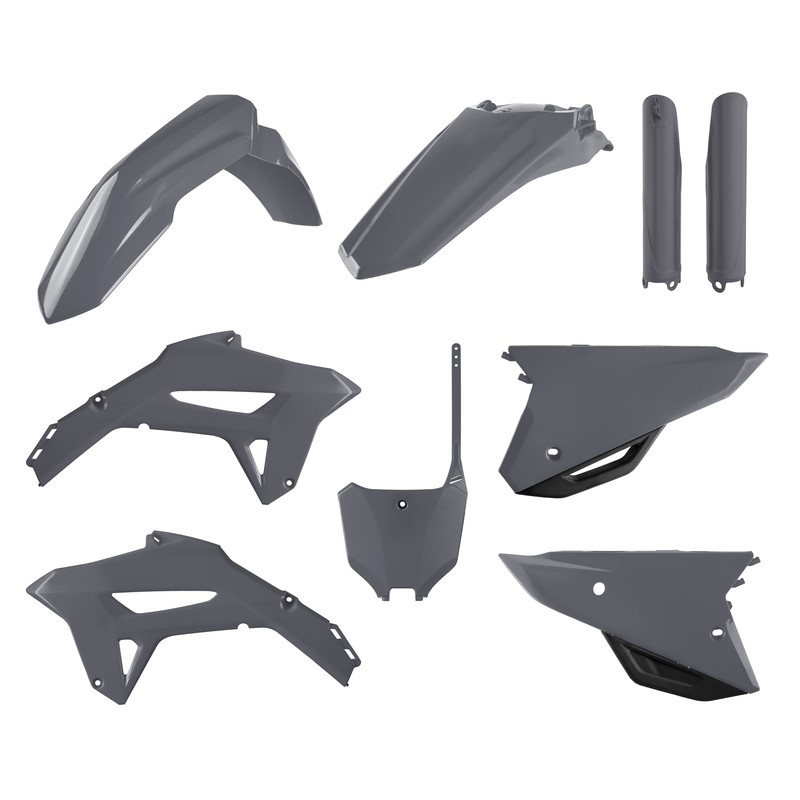 Kit plastiques POLISPORT gris nardo Honda CRF450R Kit plastiques POLISPORT gris nardo Honda CRF450R