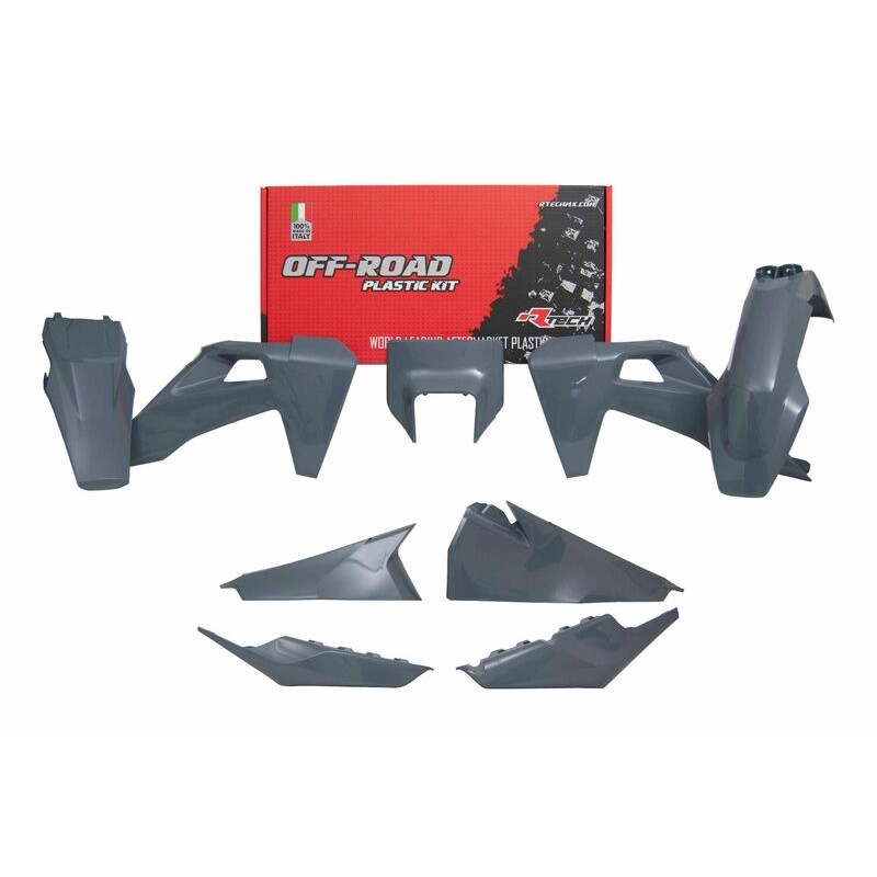 Kit plastiques RACETECH Quantum Grey Husqvarna Kit plastiques RACETECH Quantum Grey Husqvarna