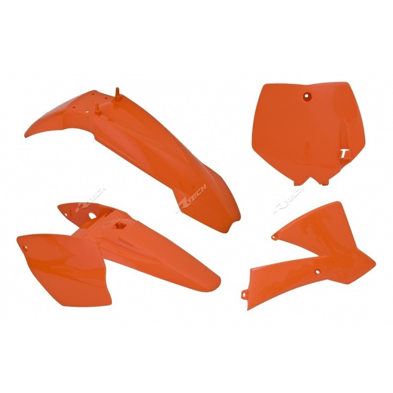 Kit plastique RACETECH couleur origine orange KTM SX65 Kit plastique RACETECH couleur origine orange KTM SX65