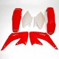 Kit plastique UFO couleur origine rouge/blanc Honda CR125R/250R Kit plastique UFO couleur origine rouge/blanc Honda CR125R/250R