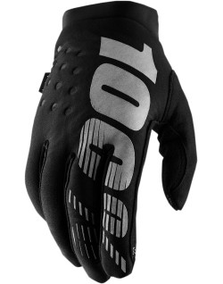 GLOVE YTH BRISK BK/GY SM