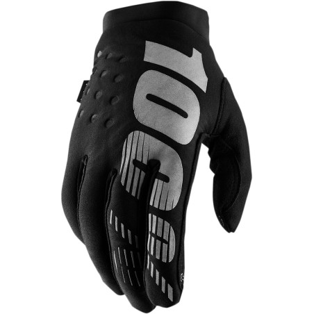 GLOVE YTH BRISK BK/GY MD