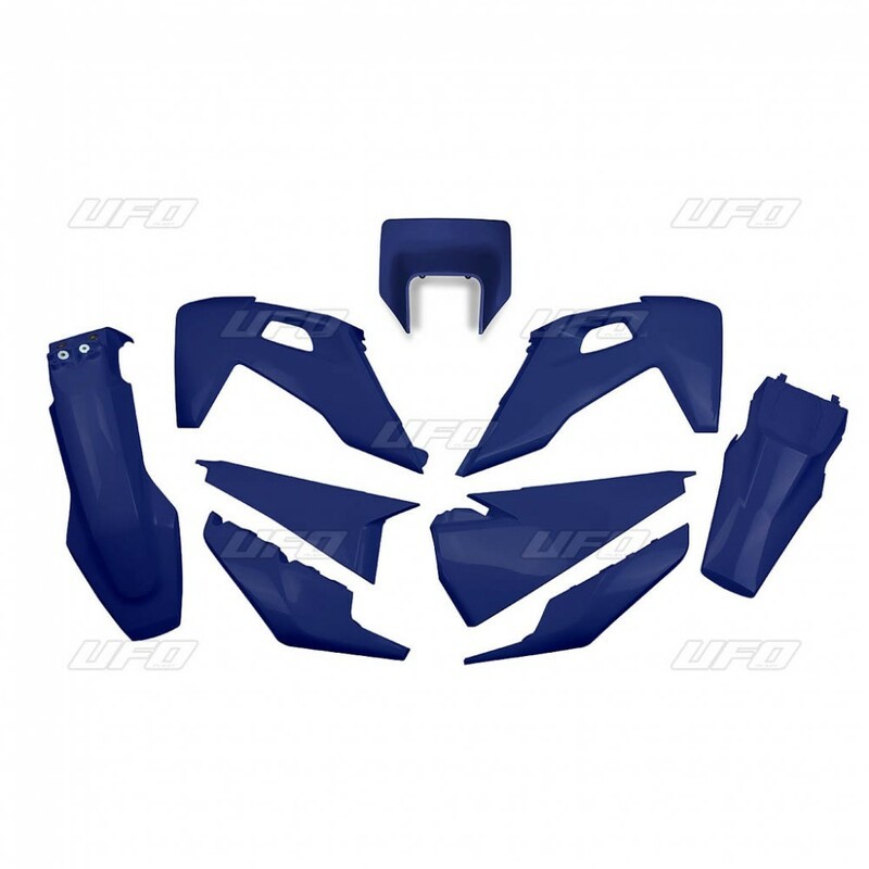 Kit plastiques UFO bleu Husqvarna FE/TE Kit plastiques UFO bleu Husqvarna FE/TE