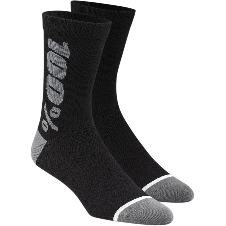 SOCKS RHYTHM BK/GY SM/MD