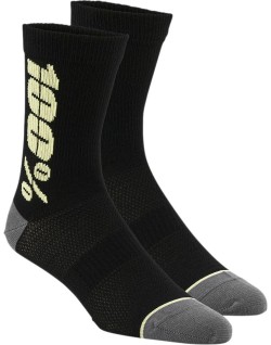 SOCK RYTHYM BK/YL L/XL
