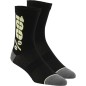 SOCK RYTHYM BK/YL L/XL