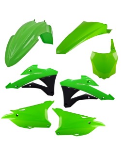 Kit plastiques POLISPORT couleur origine - Kawasaki KX 85 (92)