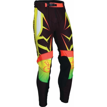 PANT AGROID BK/YL/WH 32