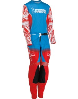 PANT YTH AGRD RD/WH/BL 22