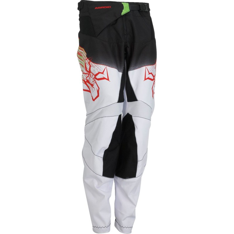 PANT YTH AGRD GN/RD/BK 20