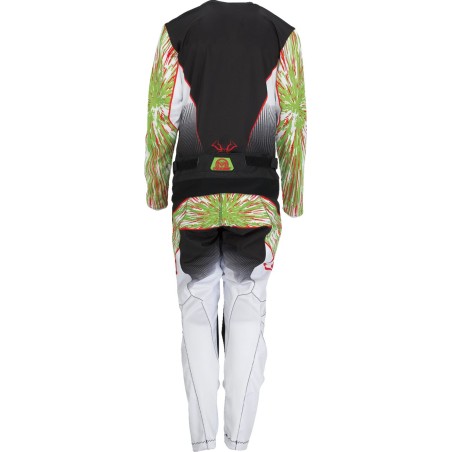 PANT YTH AGRD GN/RD/BK 28