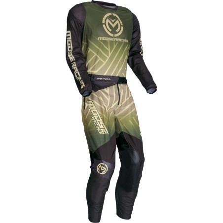 JERSEY SAHARA GREEN/BLACK XL