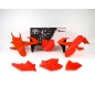 Kit plastique RACETECH orange fluo/noir KTM Kit plastique RACETECH orange fluo/noir KTM