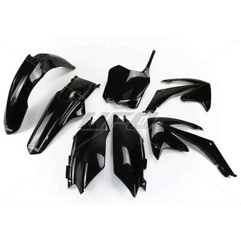Kit plastique UFO noir Honda CRF250R/450R Kit plastique UFO noir Honda CRF250R/450R