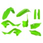 Kit plastiques POLISPORT Restylé vert citron Kawasaki KX125/250 Kit plastiques POLISPORT Restylé vert citron Kawasaki KX125/250