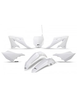 Kit plastiques UFO - blanc Yamaha YZ125/250