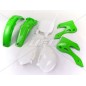 Kit plastique UFO couleur origine vert/blanc Kawasaki KX125/250 Kit plastique UFO couleur origine vert/blanc Kawasaki KX125/250