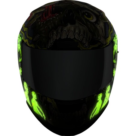 HELMET AFRM DEAD SERIOUS BK SM