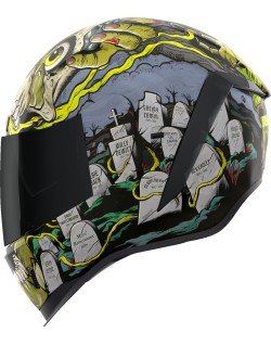 HELMET AFRM DEAD SERIOUS BK 2X