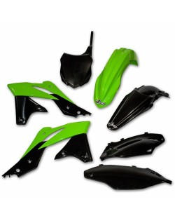 Kit plastique UFO couleur origine (2013) vert/noir Kawasaki KX250F