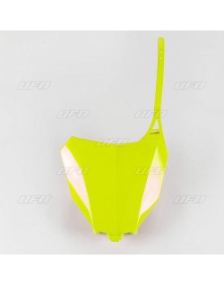 FRTPLATE CRF450 17 FLO YELLOW