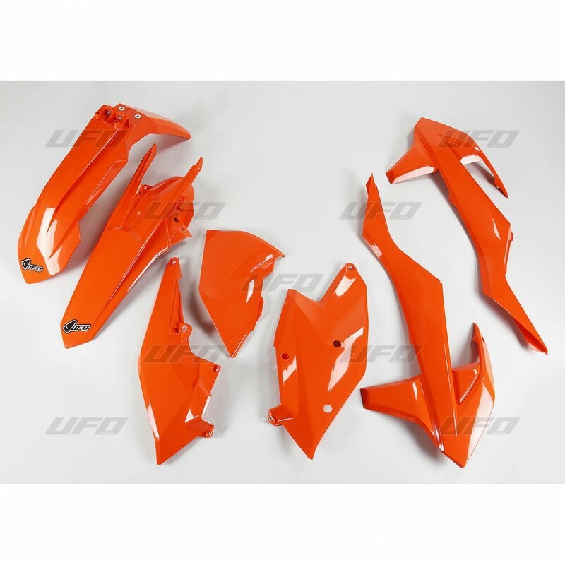 Kit plastique UFO orange KTM Kit plastique UFO orange KTM