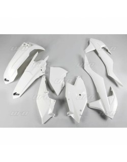 Kit plastique UFO blanc KTM