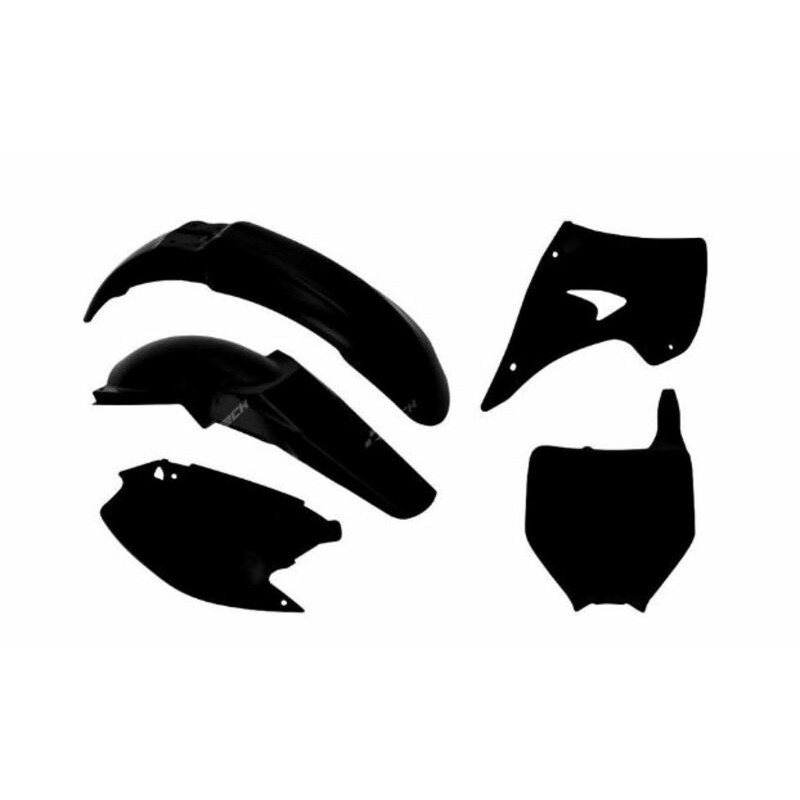 Kit plastique RACETECH Black Kawasaki KX125/250 Kit plastique RACETECH Black Kawasaki KX125/250