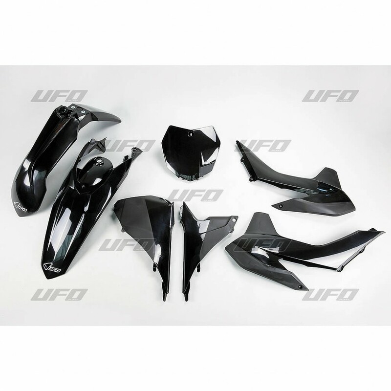 Kit plastique UFO noir KTM Kit plastique UFO noir KTM
