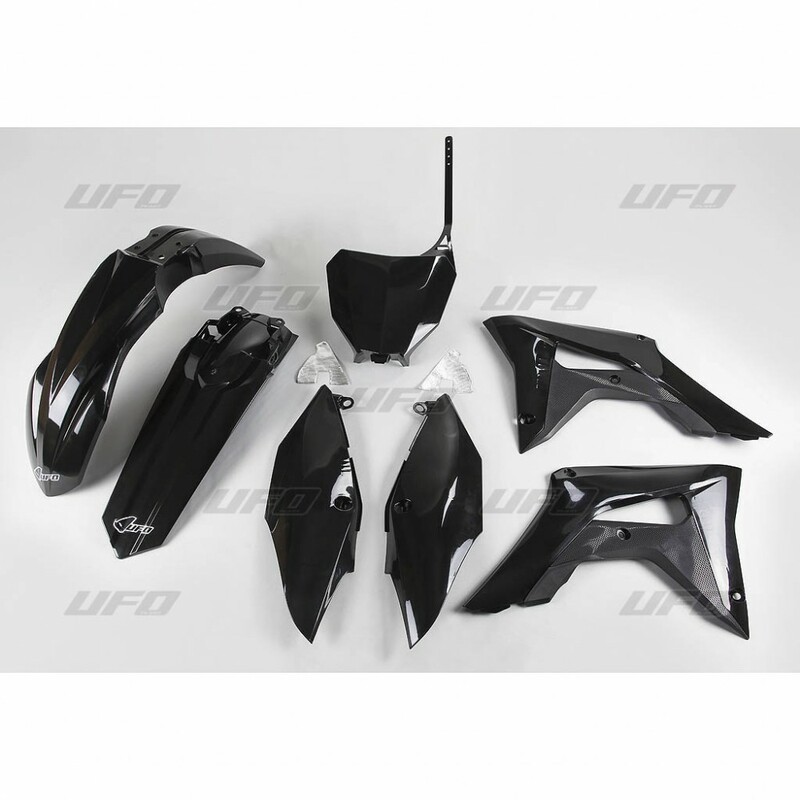 Kit plastique UFO noir Honda CRF450R Kit plastique UFO noir Honda CRF450R