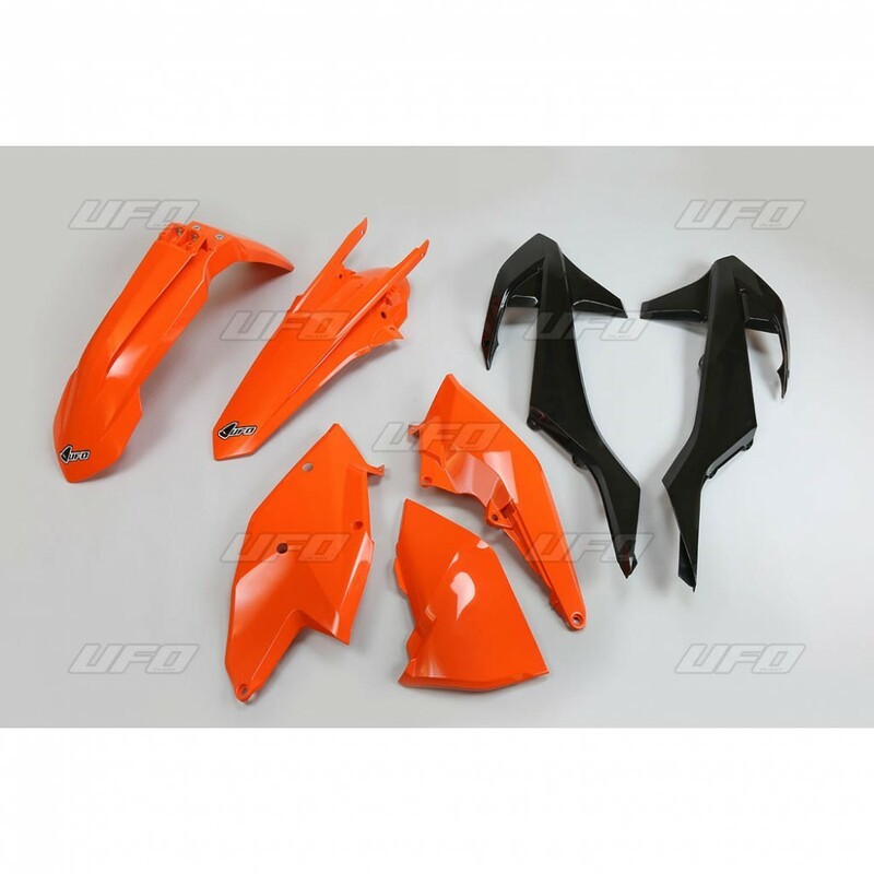 Kit plastique UFO origine (2017) orange/noir/blanc KTM Kit plastique UFO origine (2017) orange/noir/blanc KTM