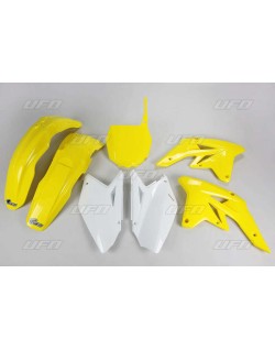 Kit plastique UFO couleur origine jaune/blanc (2009) Suzuki RM-Z250