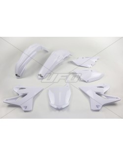 Kit plastique UFO blanc Yamaha YZ125/250