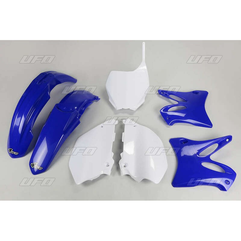 Kit plastique UFO couleur origine bleu/blanc Yamaha YZ125/144/250 Kit plastique UFO couleur origine bleu/blanc Yamaha YZ125/144/250