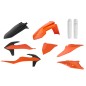 Kit plastique POLISPORT couleur origine - KTM EXC/EXC-F Kit plastique POLISPORT couleur origine - KTM EXC/EXC-F